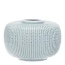Swedish Grace vas 13x9 cm is/grå