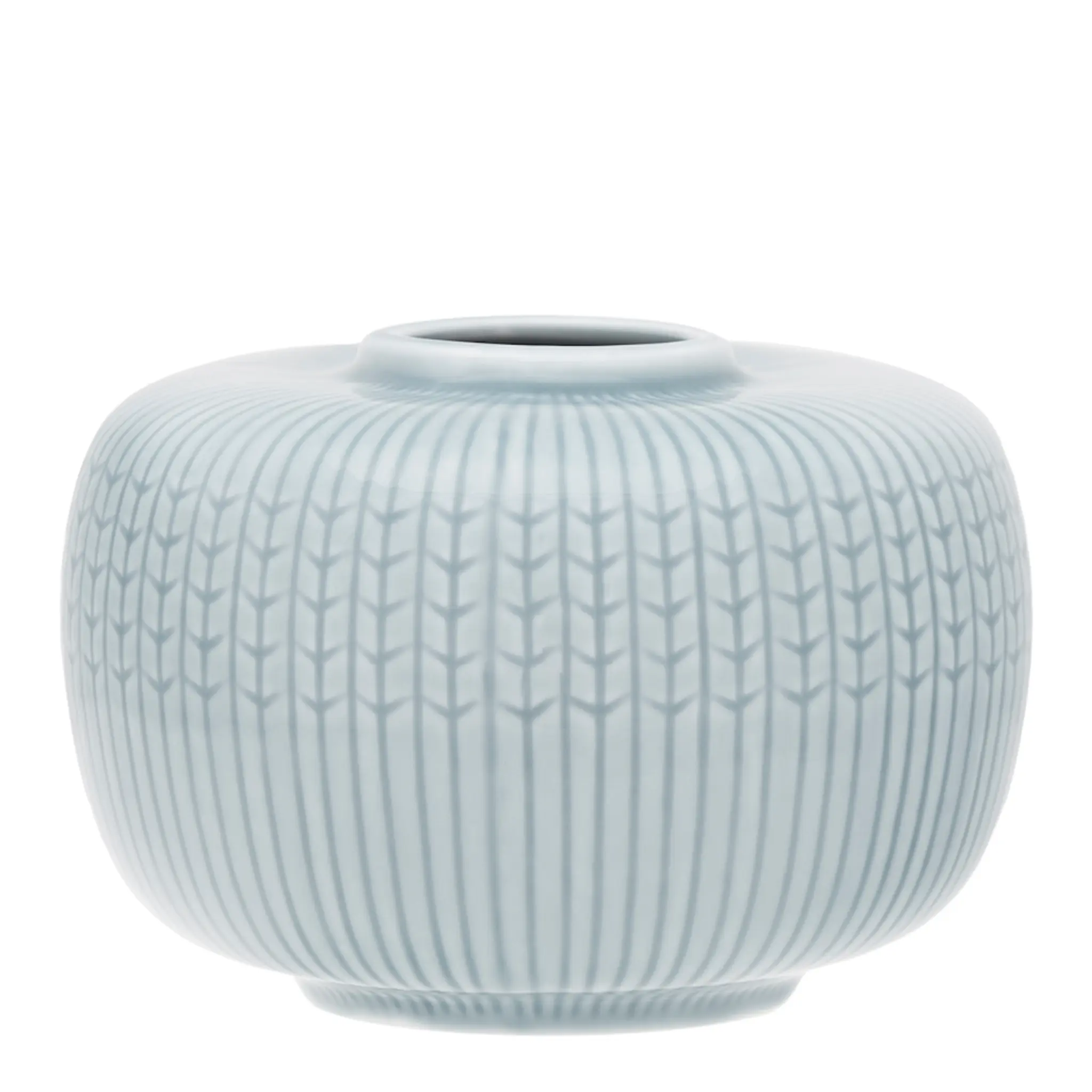 Rörstrand Swedish Grace vas 13x9 cm is/grå
