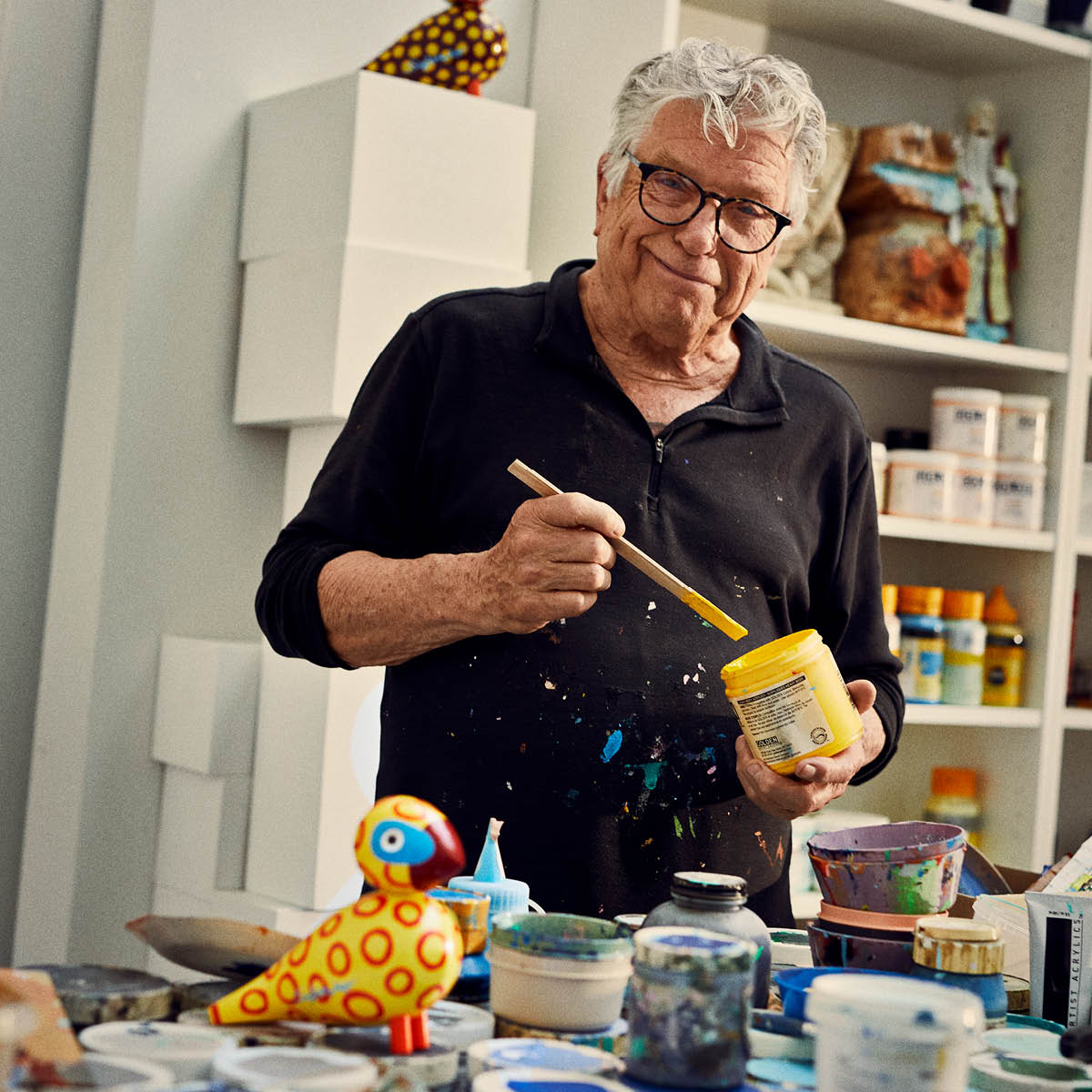 Kay Bojesen Denmark Sangfugl x Leif Sylvester 2025 15,5 cm blue eyes