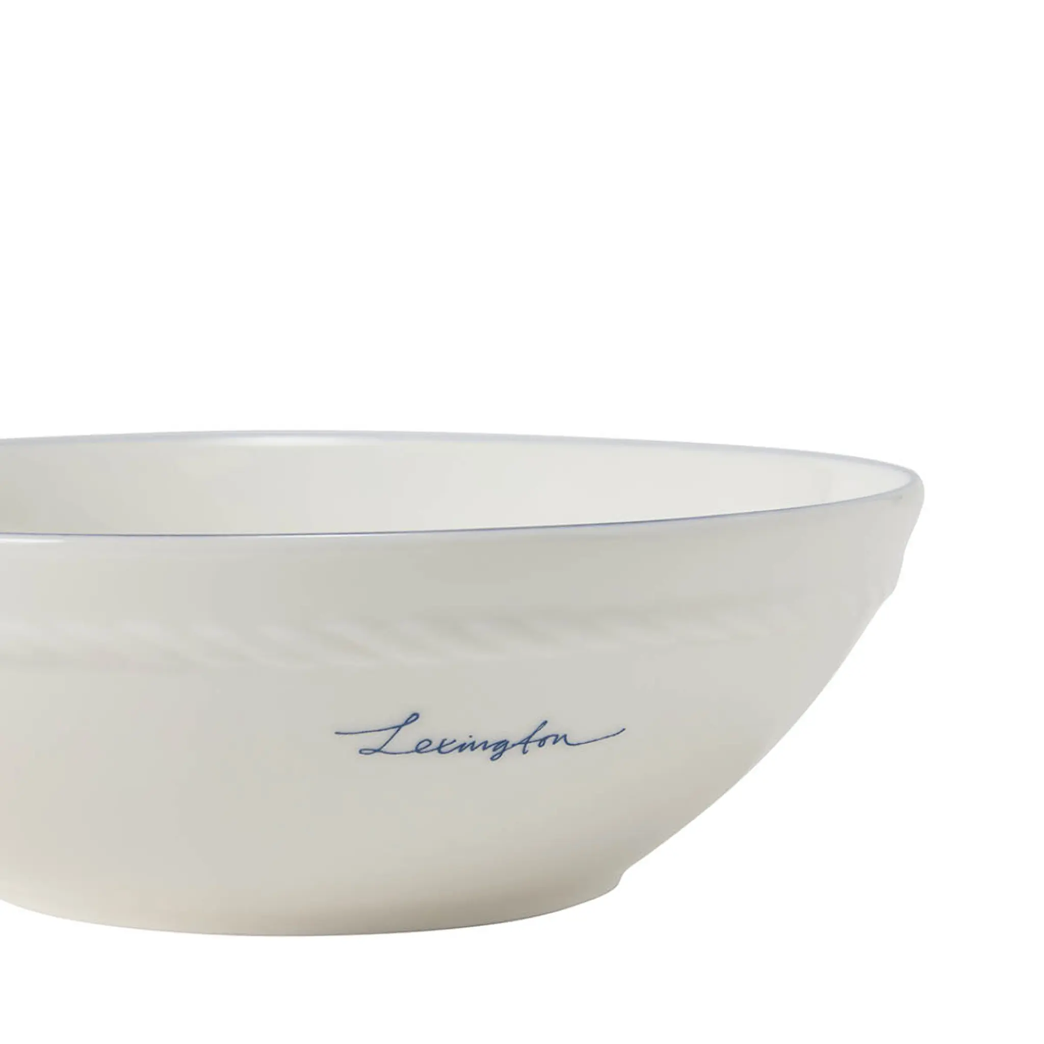 Lexington Icons skåler 15,5 cm 4 stk hvit/blå hover