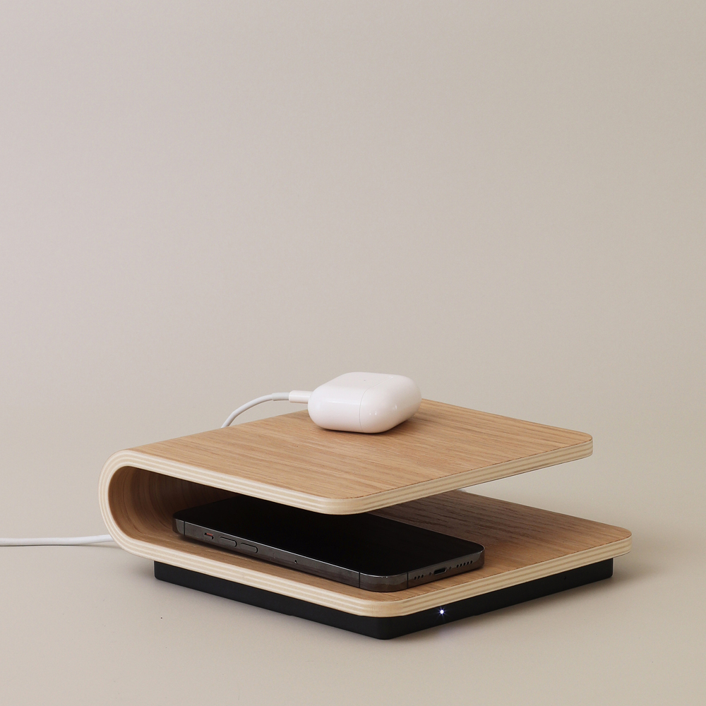 Stelton Ro trådlös laddare 65W ek