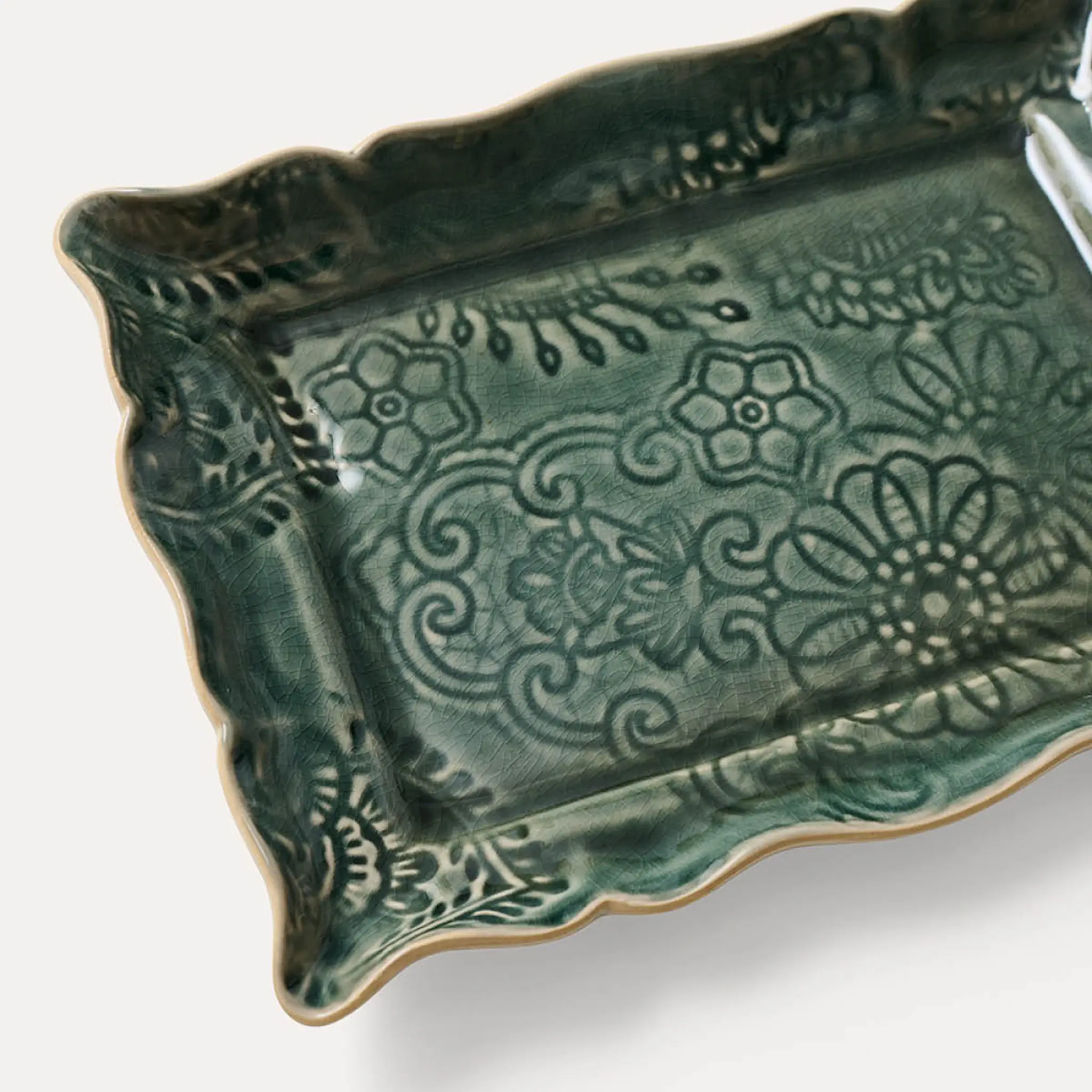 Sthål Arabesque assiett 19x13 cm Dusk