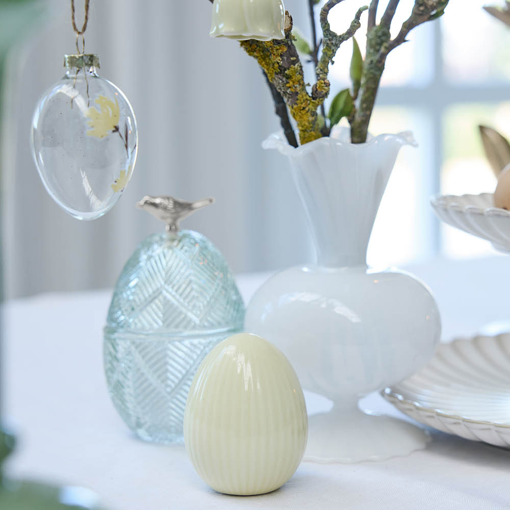 Lene Bjerre Esilia Bonbonniere pääisäismuna 15,5 cm Vaaleanvihreä