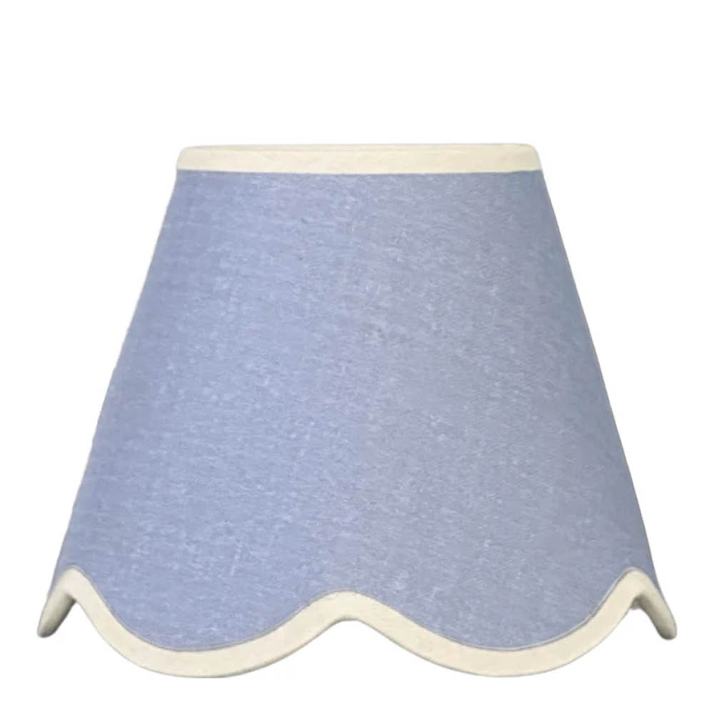 Von Norten Lampskärm 18 cm Blue Scallop