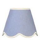 Lampskärm 18 cm Blue Scallop