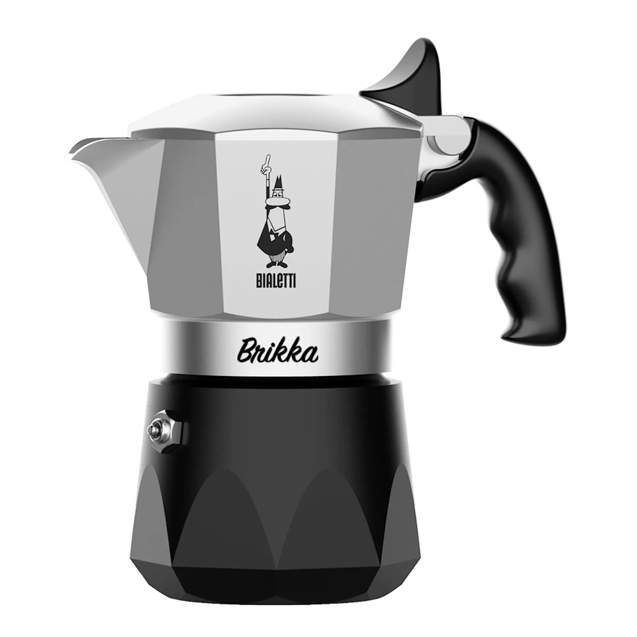 Bialetti Brikka mokabryggare 2-koppar 10 cl stål