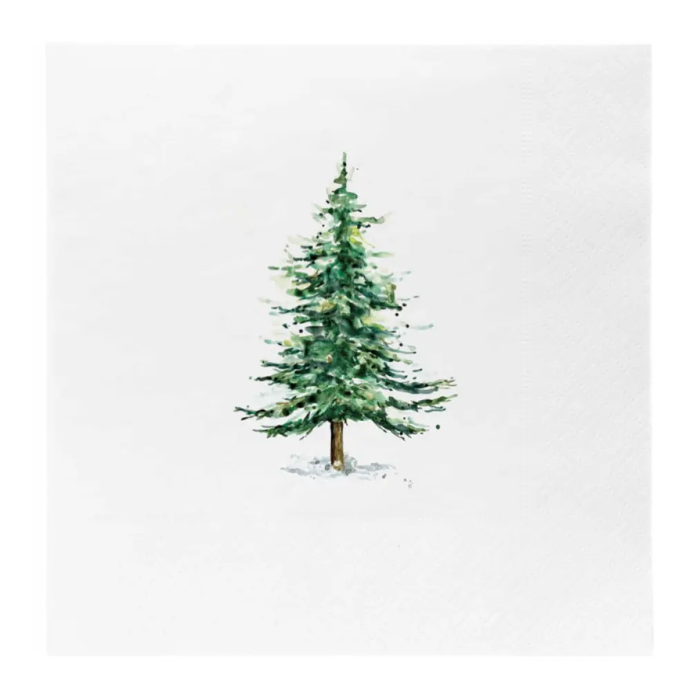 Juleserviett juletre 33x33 cm