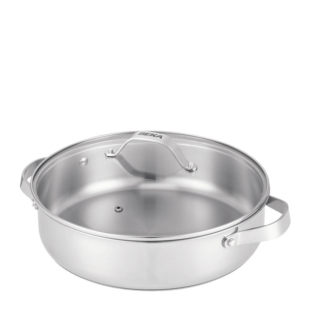 Beka Cicla traktörgryta med lock 5,1 L 28 cm stål