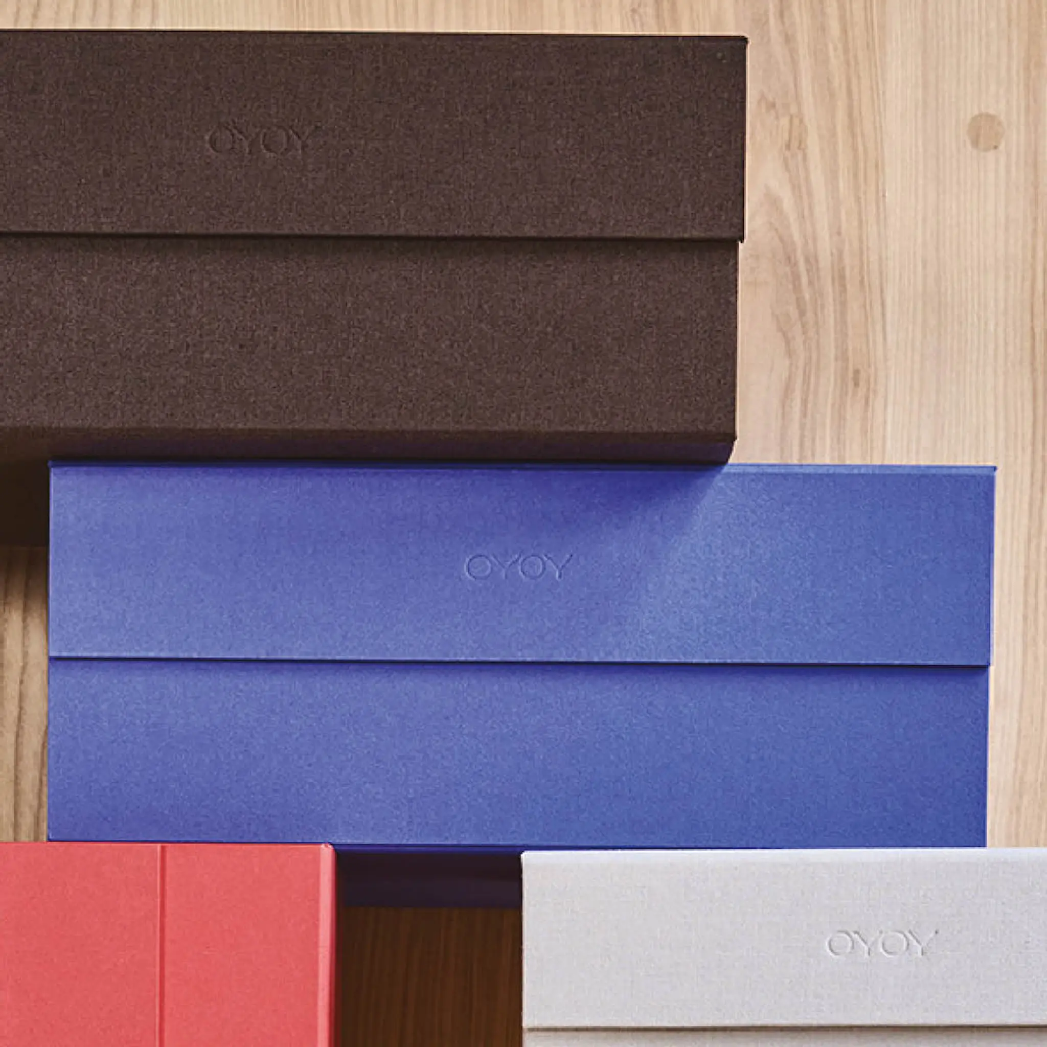 OYOY Hako förvaringslåda A4 33x25 cm Optic Blue