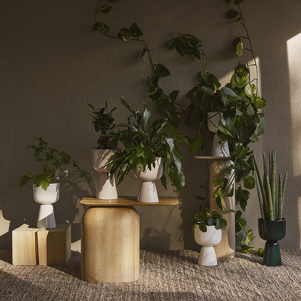 iittala Nappula potteskjuler 260x155 mm beige