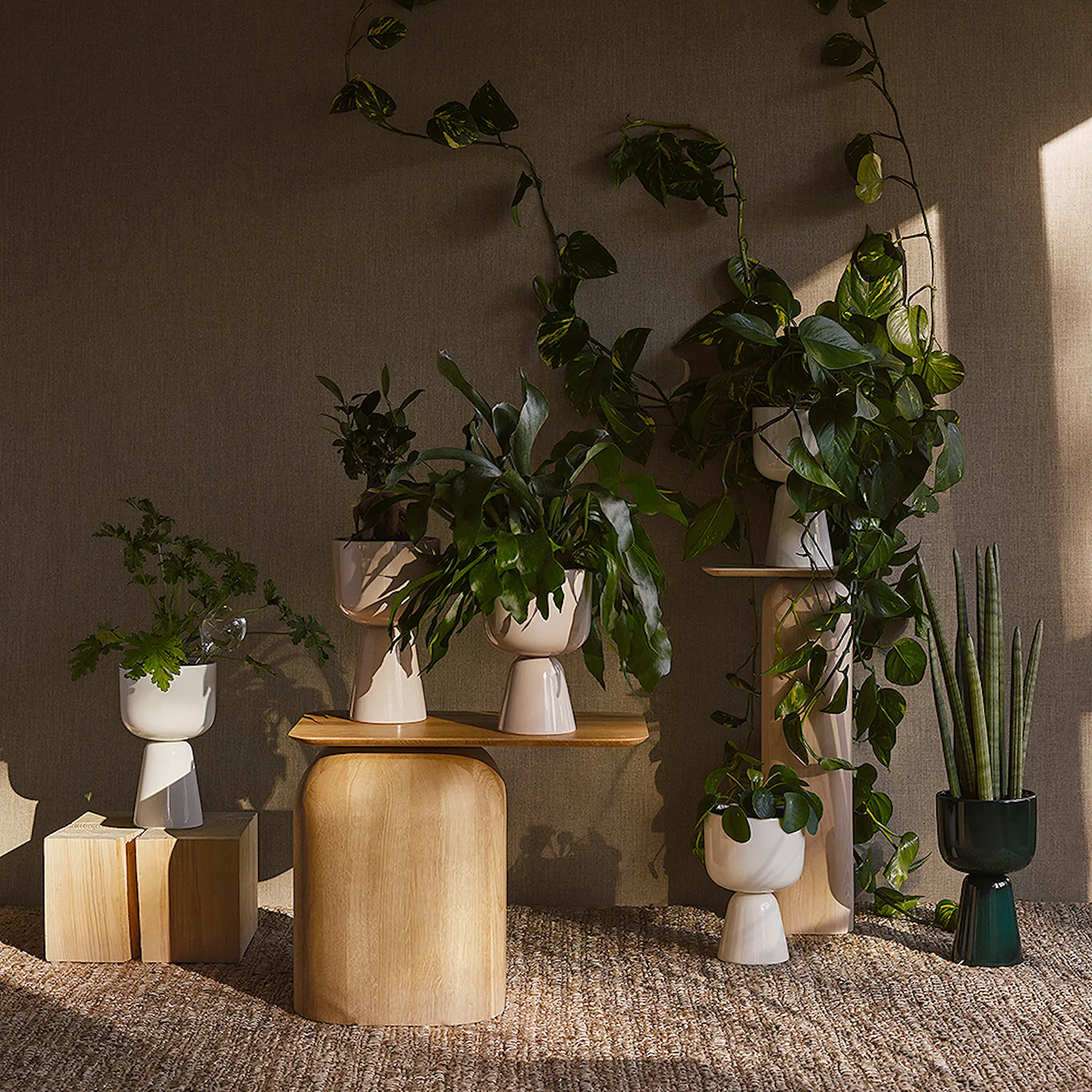 iittala Nappula Kruka 26 cm Beige