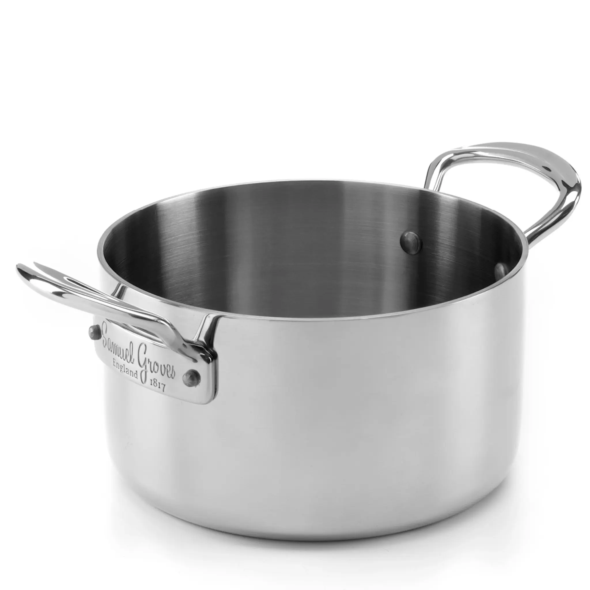 Samuel Groves Gryte med lokk 2L rustfritt stål