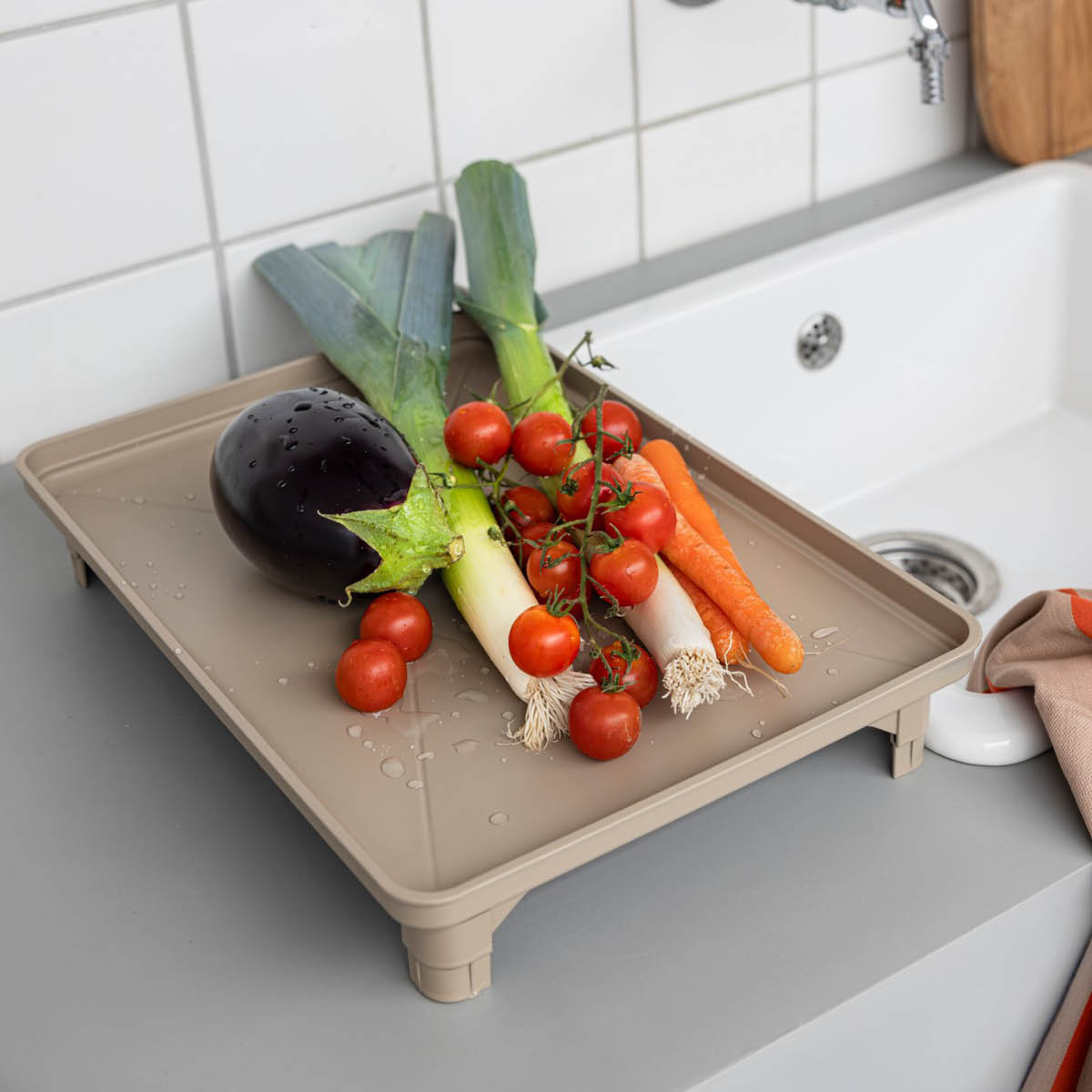 Mette Ditmer Dry-it diskställ 42x29x32 cm sand