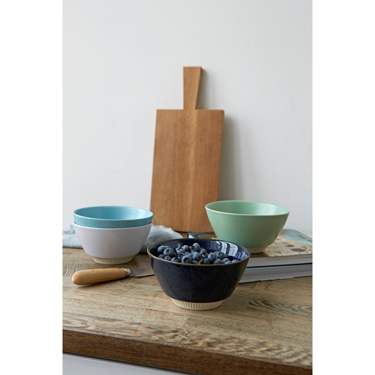 Knabstrup Keramik Colorit Skål Ø14 cm 25 cl Ljusgrön