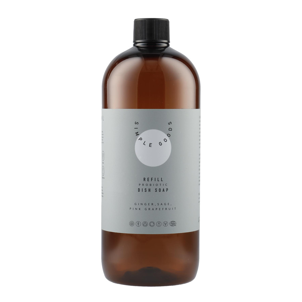 Simple Goods - Grapefruit Tiskiaine täyttöpakkaus 1000 ml Vaaleansininen