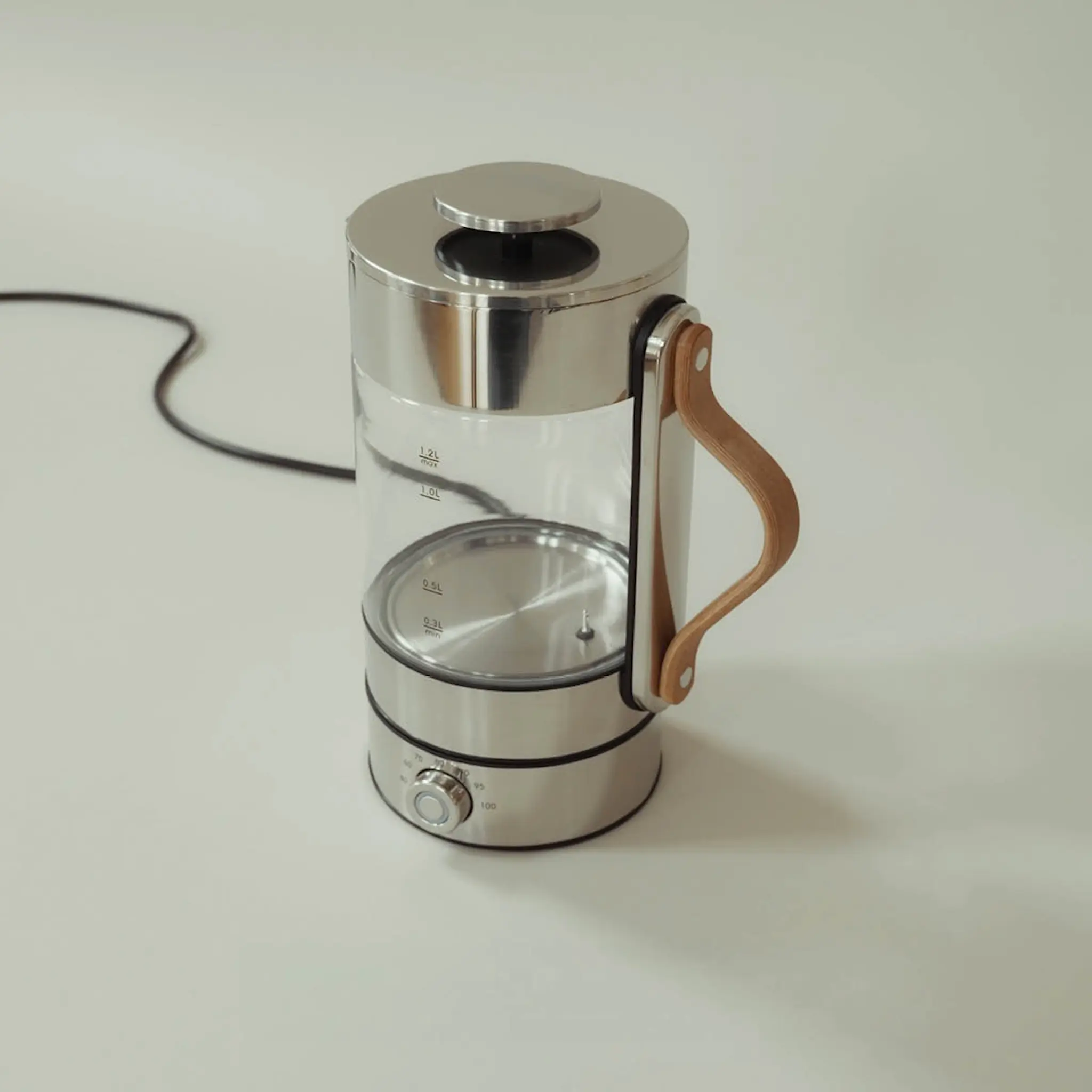 Stelton Emma vattenkokare 1,2L clear/steel