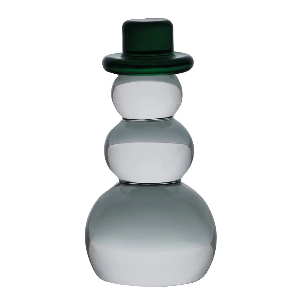 Snømann Joulukoriste lumiukko 9,2 cm Vihreä