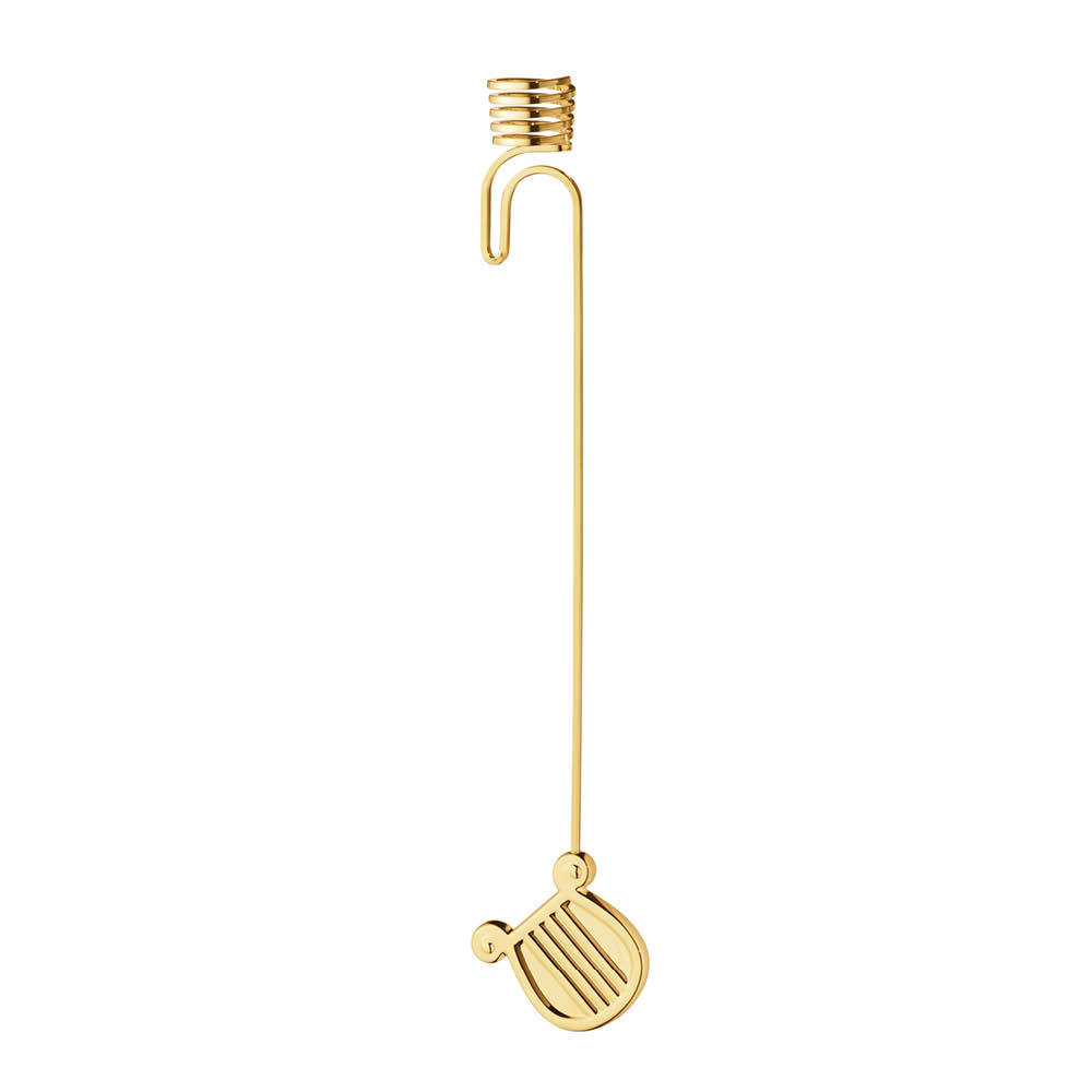 Georg Jensen - 2026 Kynttilänpidike joulukuuseen Harppu 17,5 cm Kulta