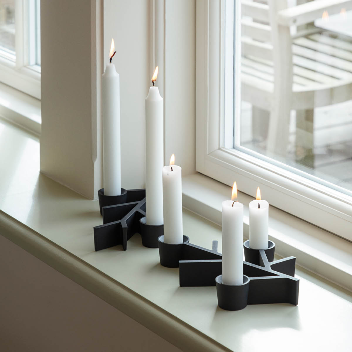 Eva Solo Twig lysestake 12x18 cm svart