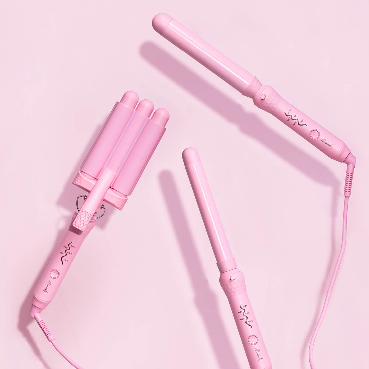 Mermade The Style Wand Kit vågtångset 6 delar rosa