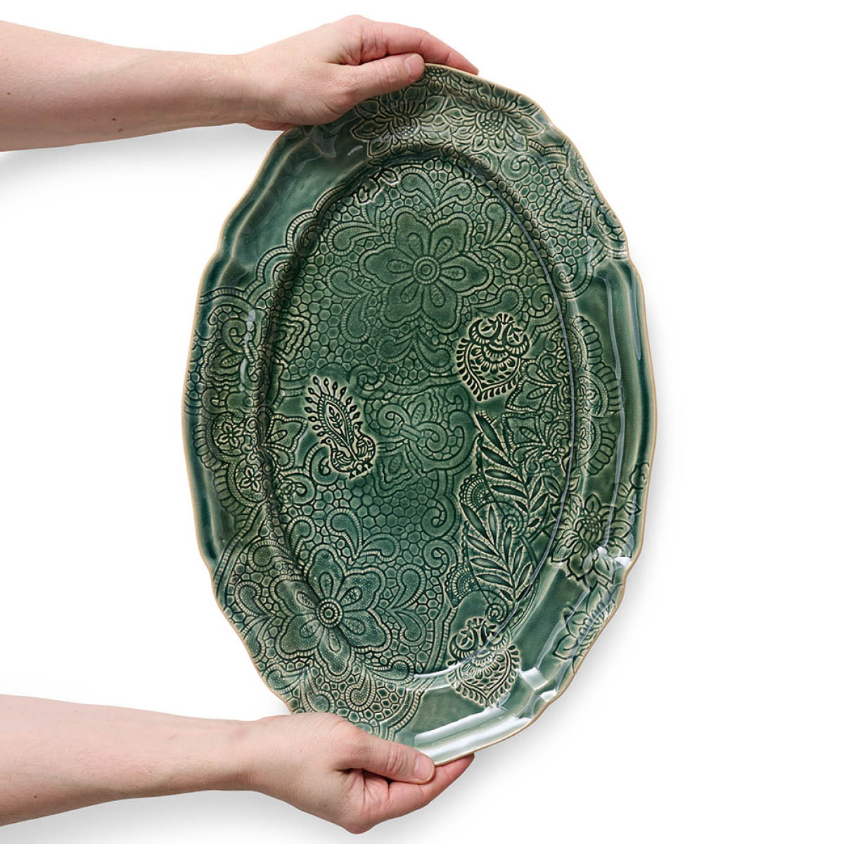 Sthål Arabesque serveringsfat 49 cm dusk