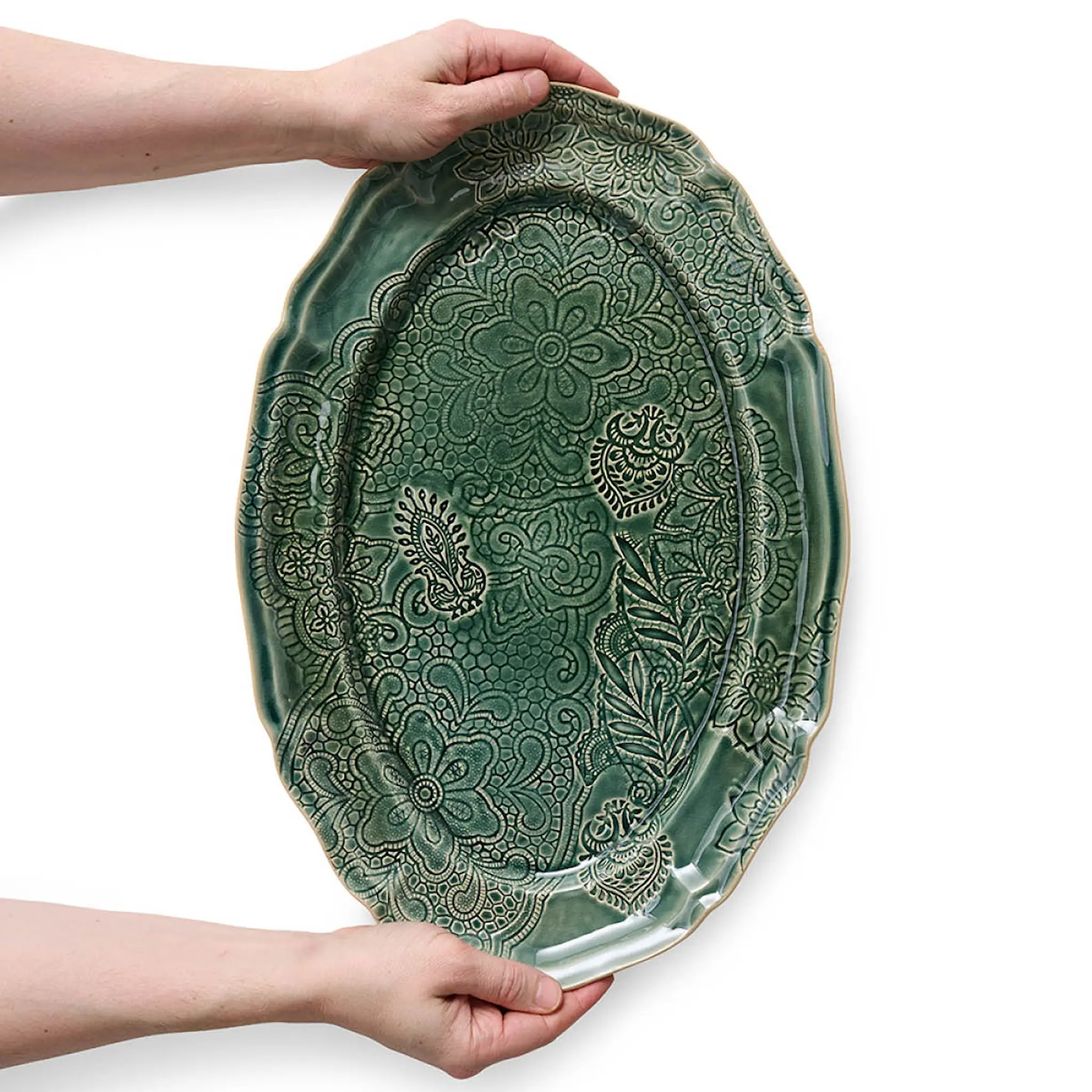 Sthål Arabesque serveringsfat 49 cm dusk