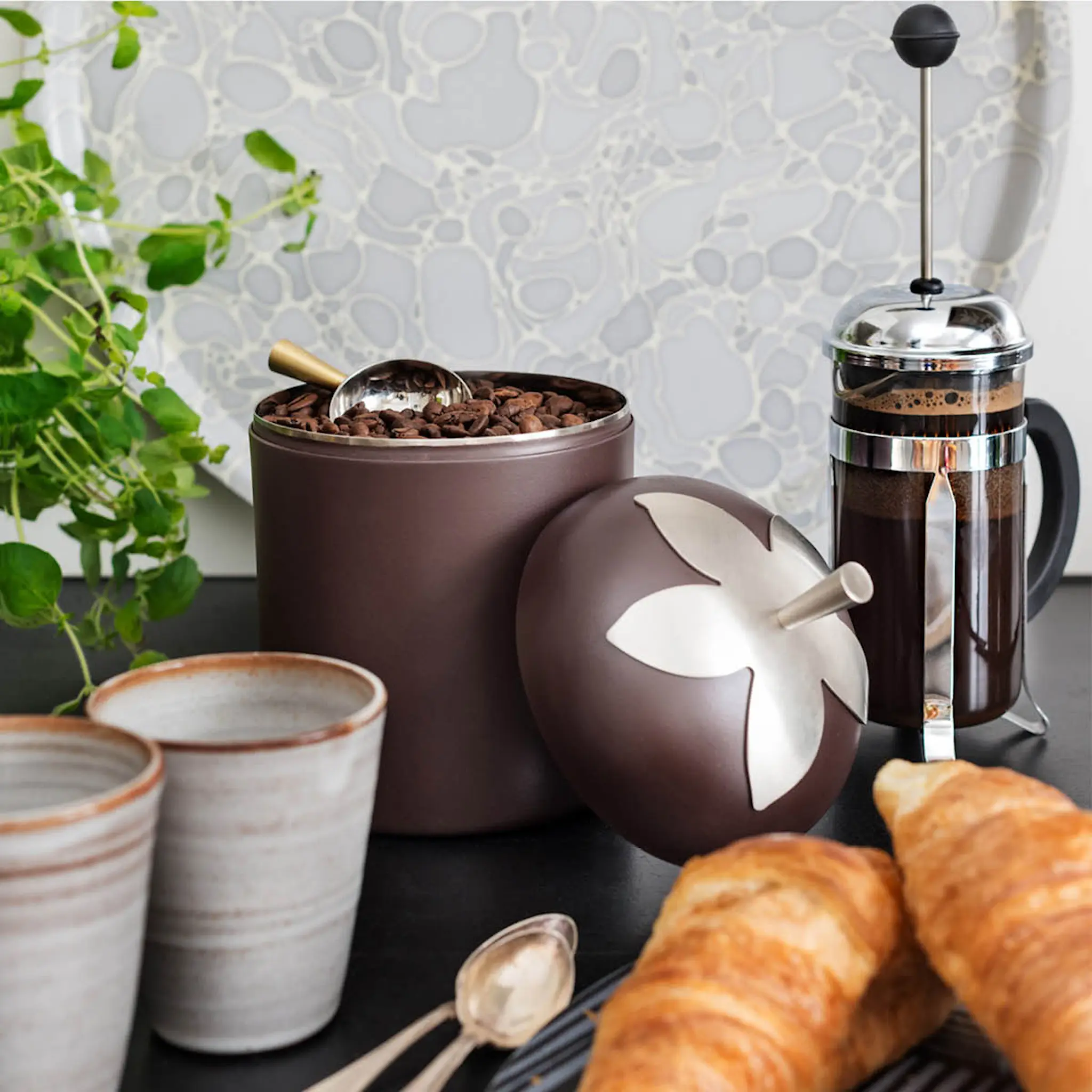 Klong Bladboks med skje 21,5 cm brun