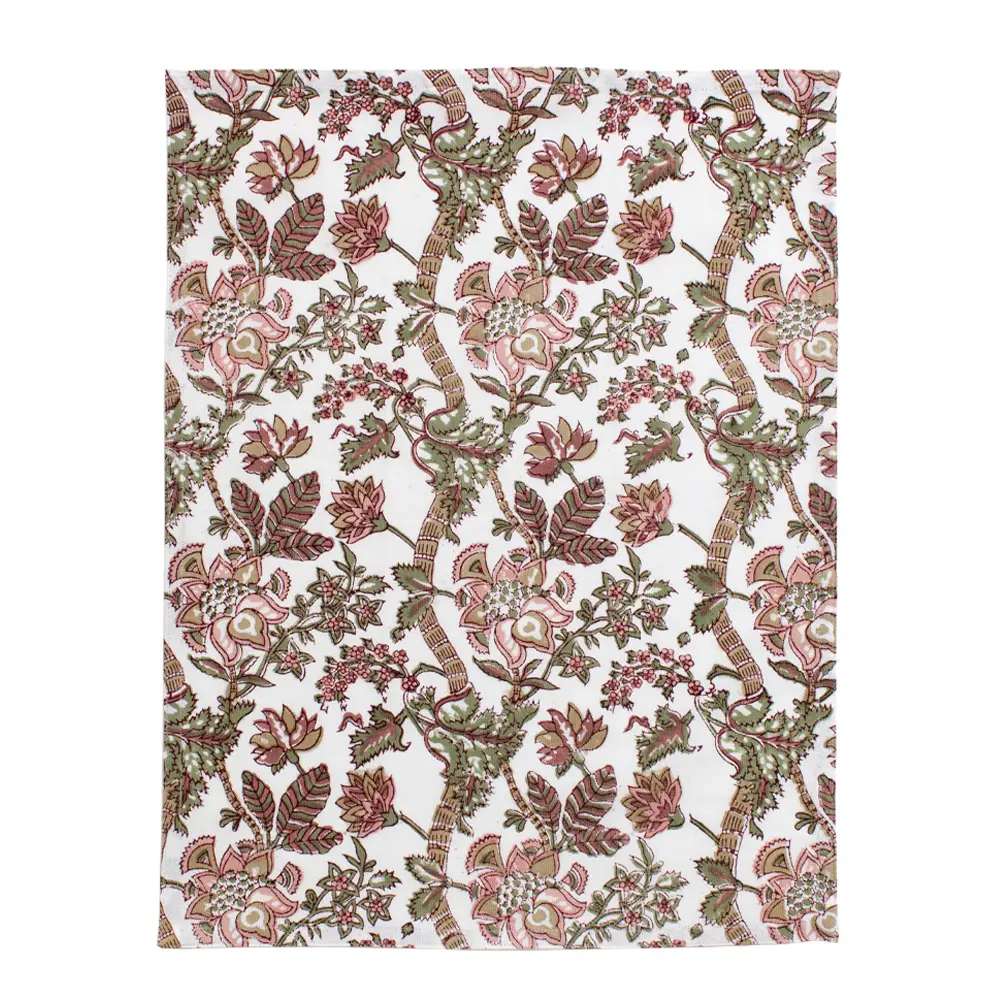 Floral Keittiöpyyhe 50x70 cm 2 kpl Roosa
