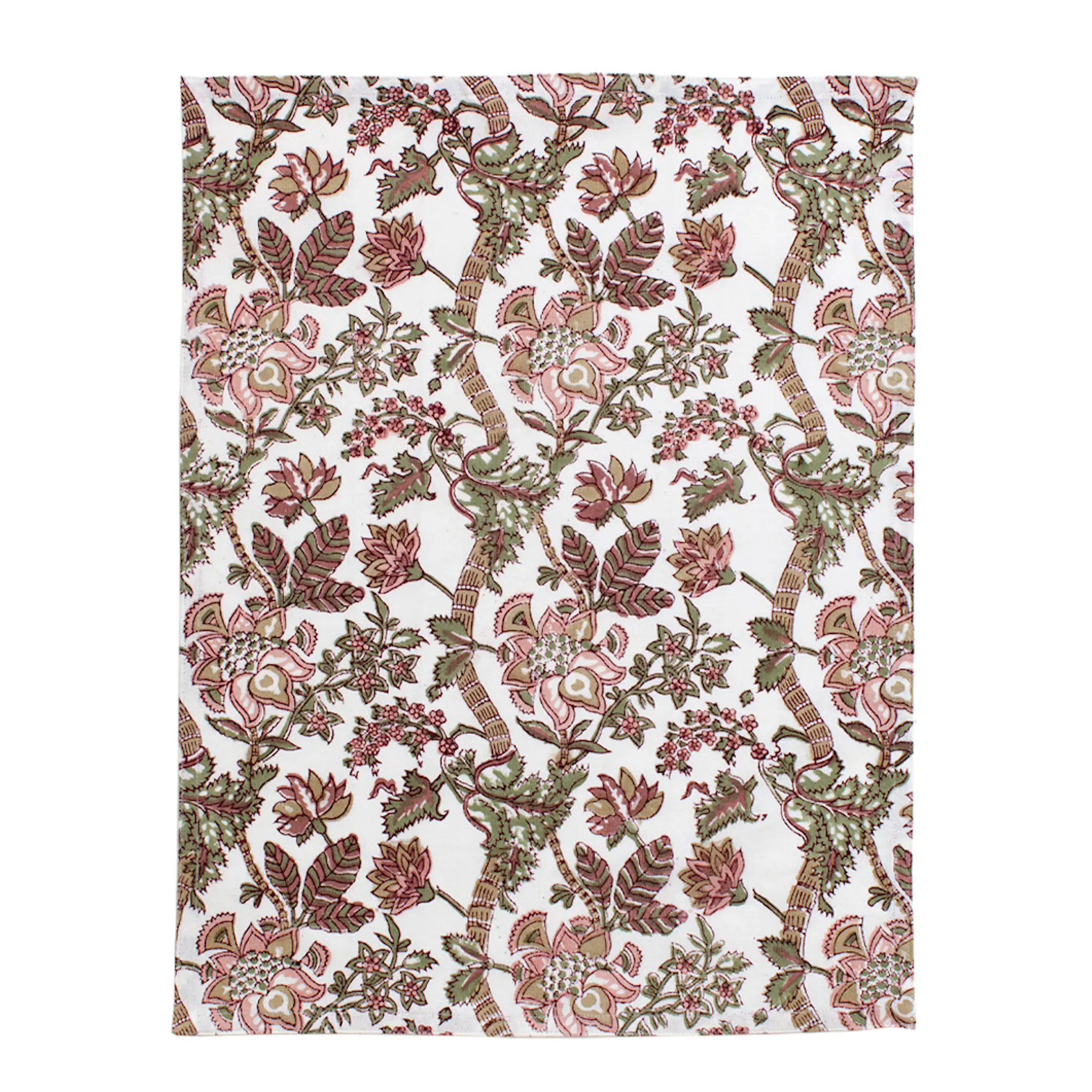 Chamois Floral Kökshandduk 2-pack 50x70 cm Rosa