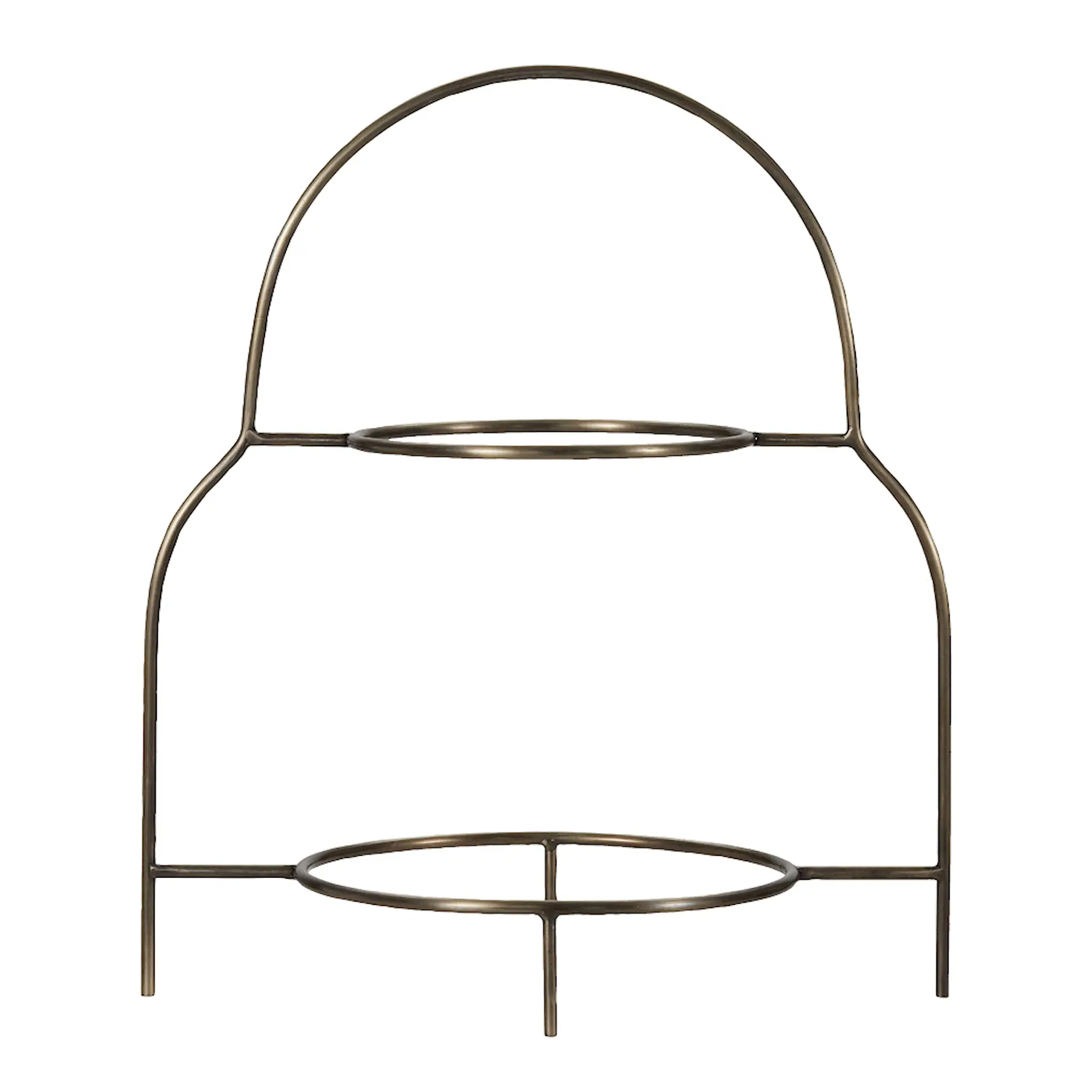 House Doctor Sana Tallriksställ 37 cm Antik Mässingsfärg