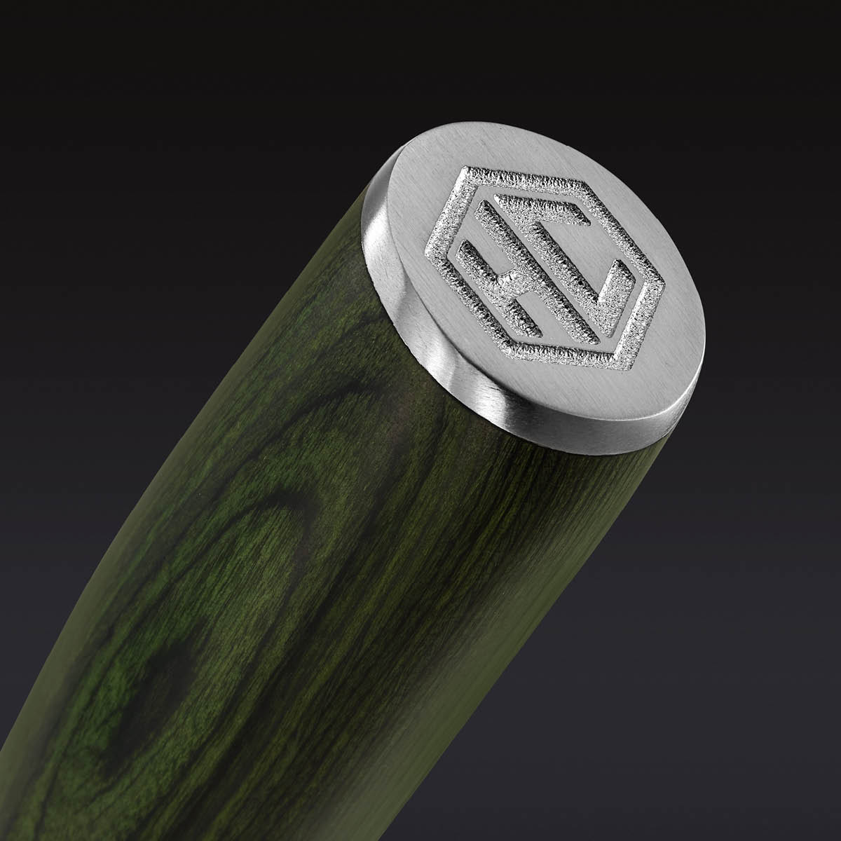 Hexclad Brødkniv 20 cm skogsgrønn