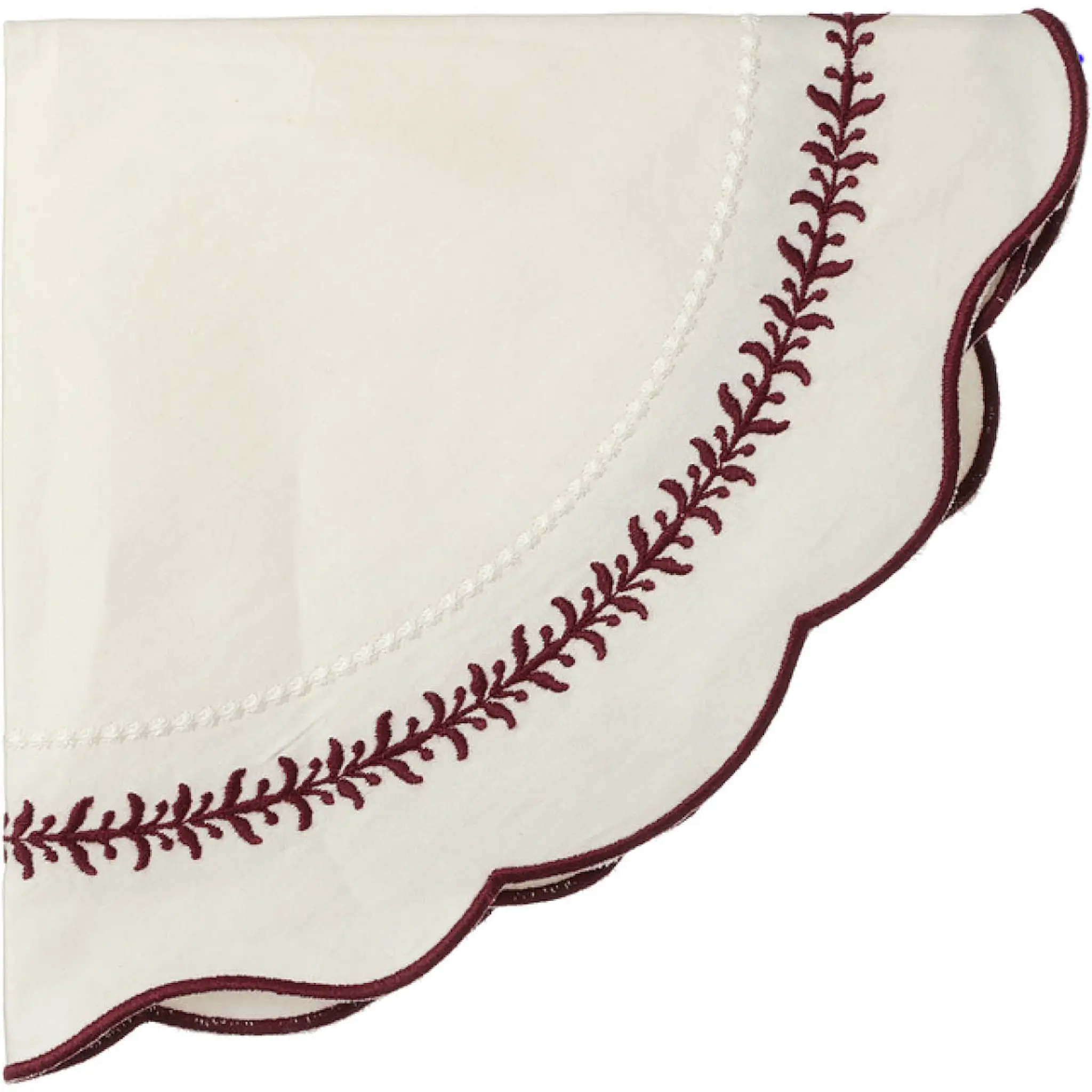 Holmen Elina Pöytätabletti Ø38 cm Valkoinen