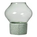 Pipanella sunburst hurricane ljuslykta 10 cm Peacock