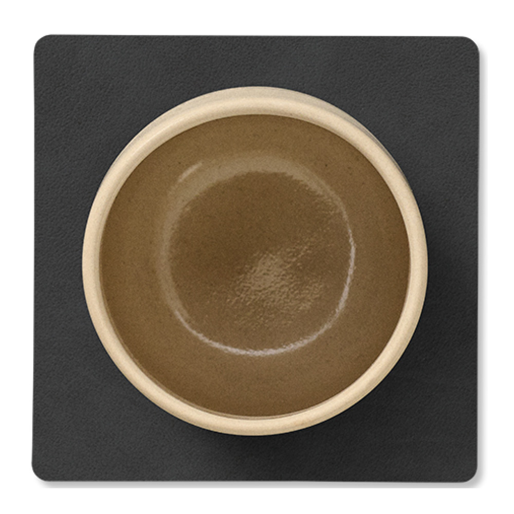 LIND DNA Nupo Square Glasunderlägg 10x10 cm Svart