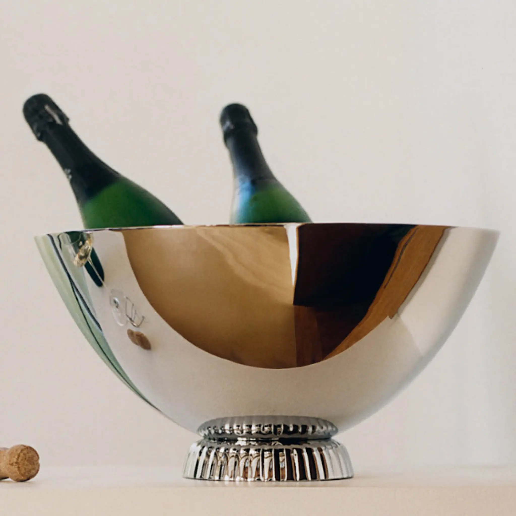 Georg Jensen Bernadotte champagnekjøler 20,7 cm stål