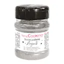 Ätbart glittersocker 160 g silver