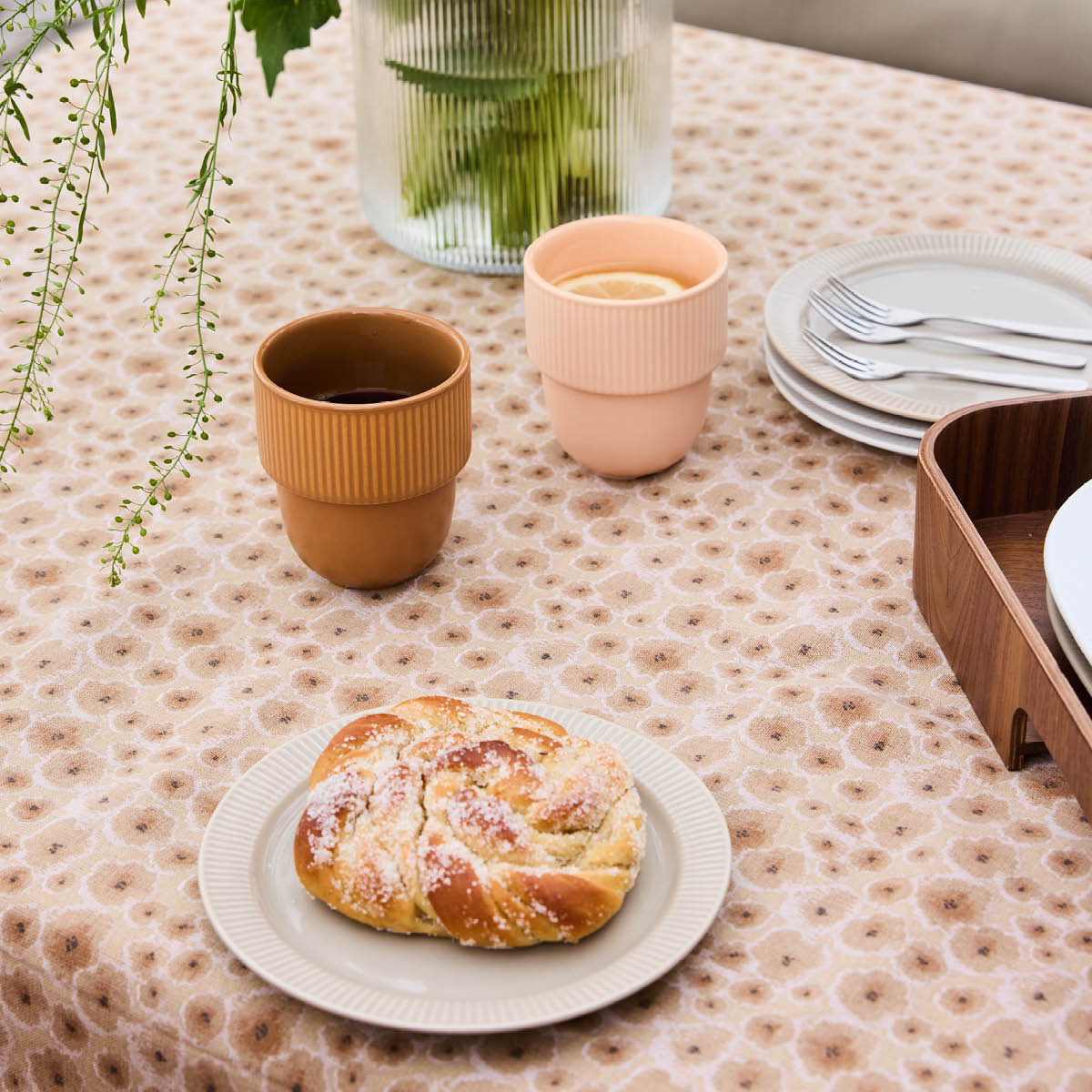 Sagaform Inka asjett 17 cm beige