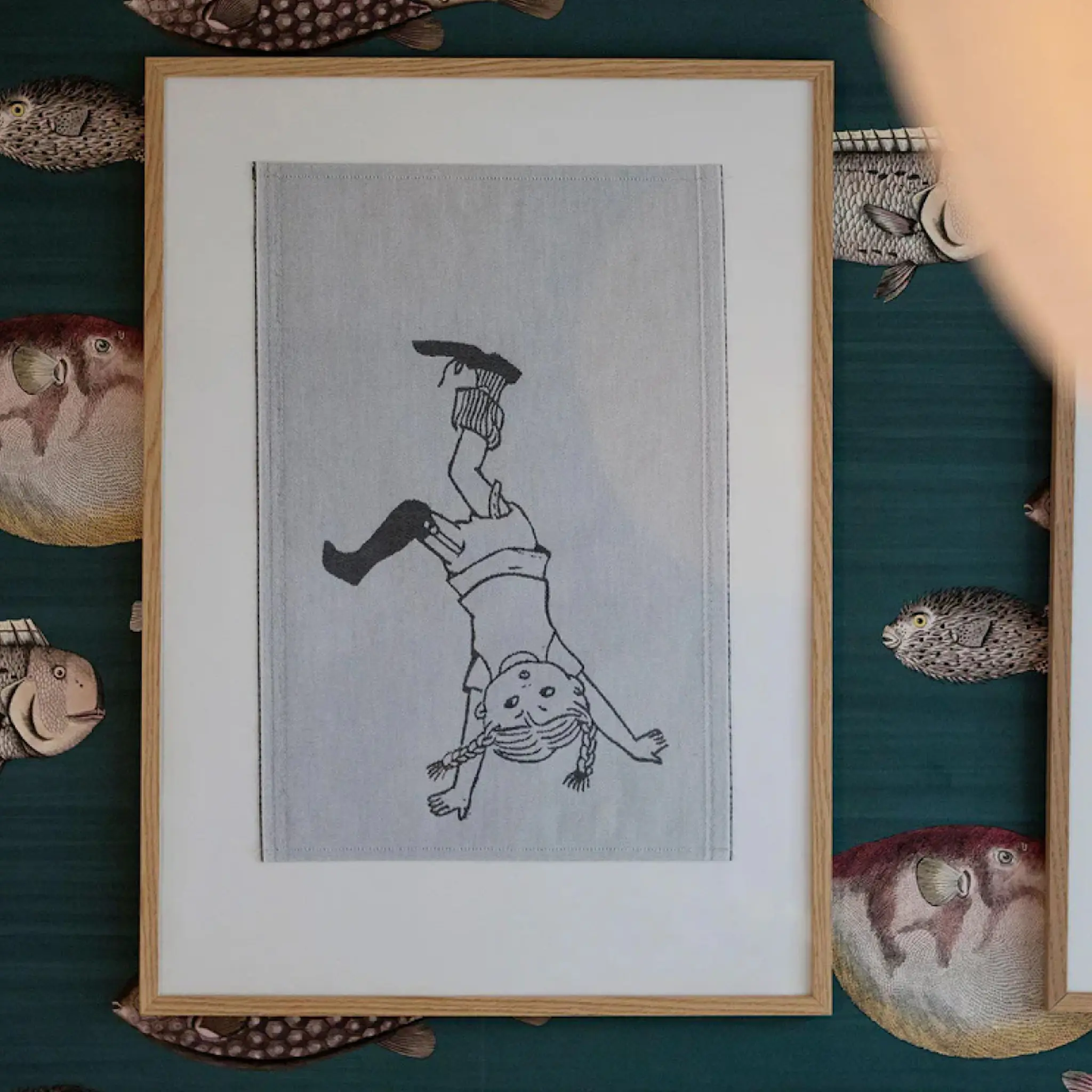 Ekelund Pippi kökshandduk 35x50 cm Hoppsan