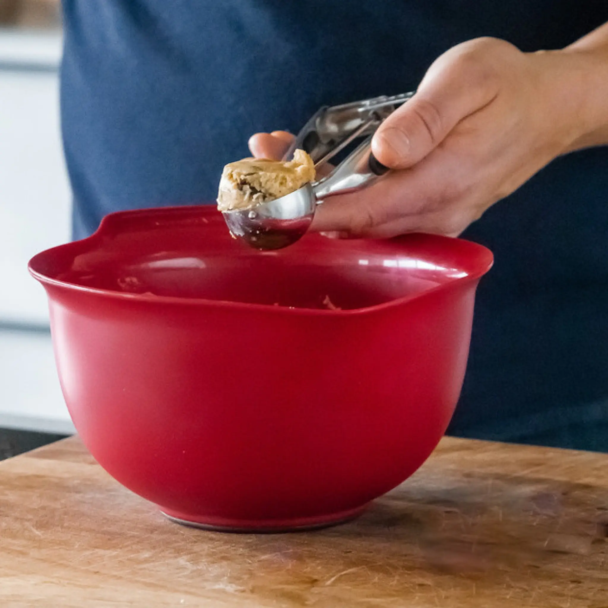 KitchenAid Core skålset 3 delar empire red