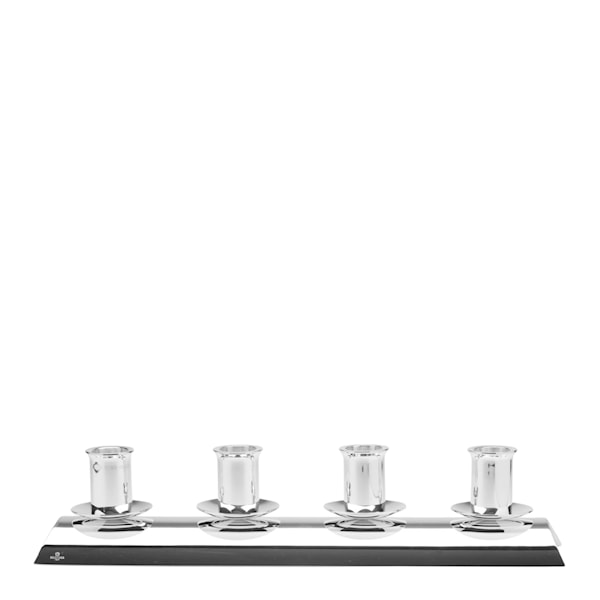 Adventsljusstake 32 cm silverpläterad