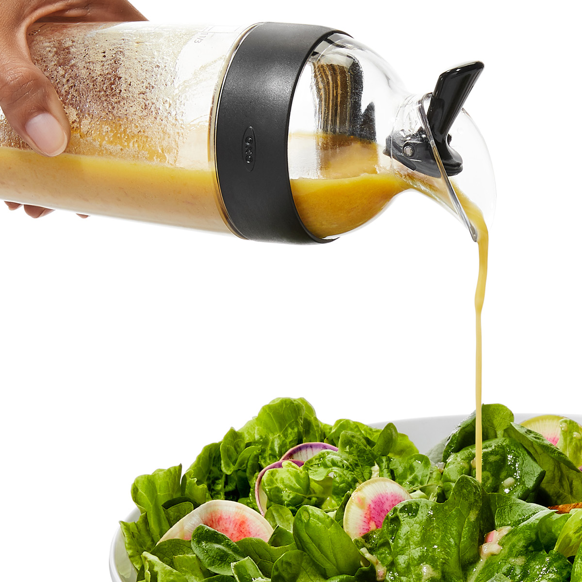 Oxo Oxo Kastikepullo 22 cm Kirkas/Musta