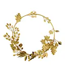 Mix krans 21 cm antik guld