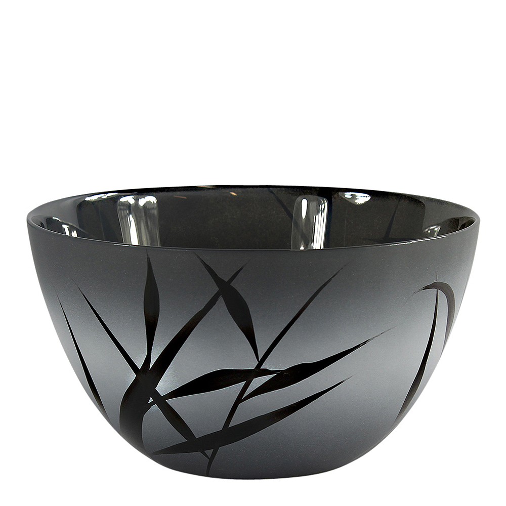 Nybro Crystal Nebbioso Skål 21 cm Grå