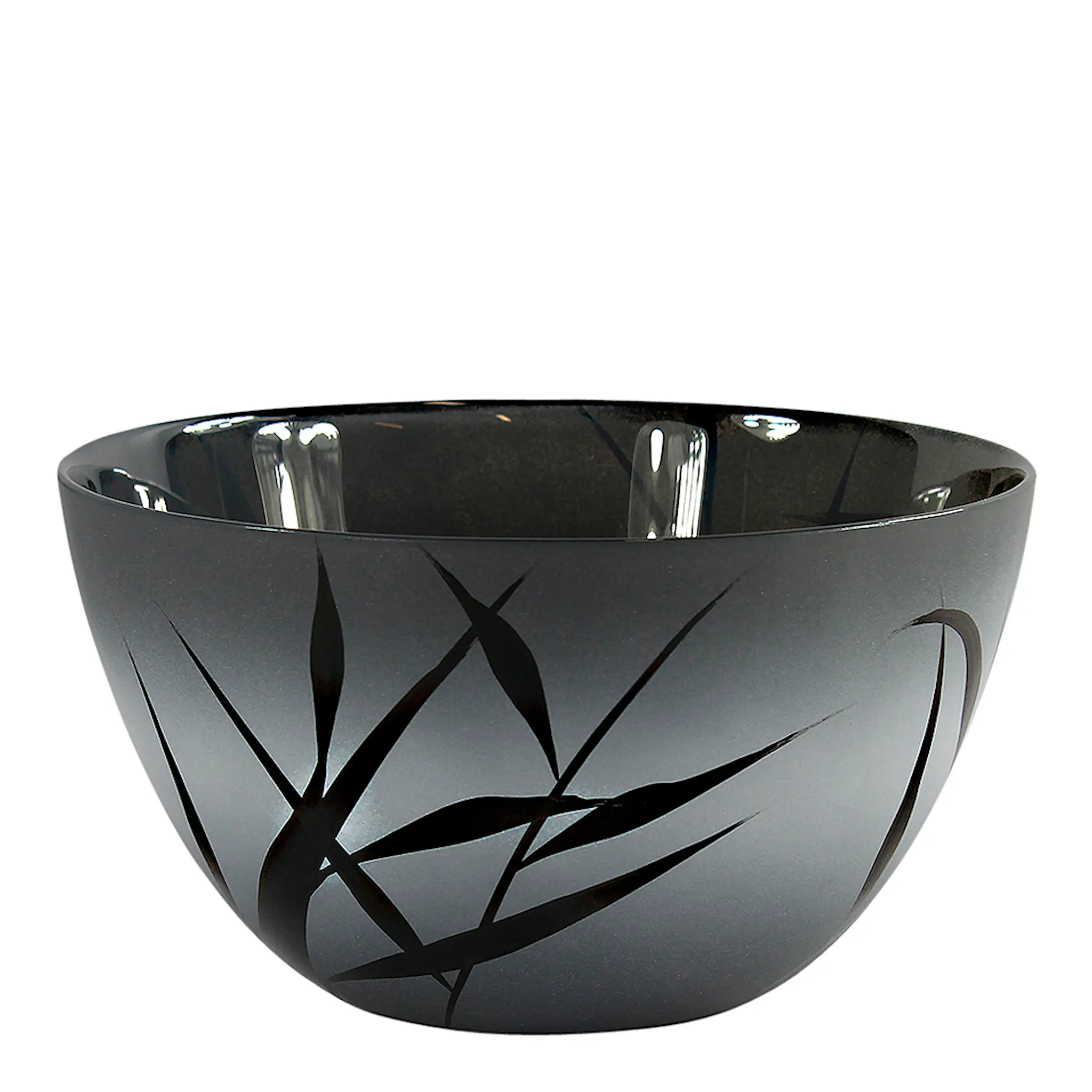 Nybro Crystal Nebbioso Skål 21 cm Grå