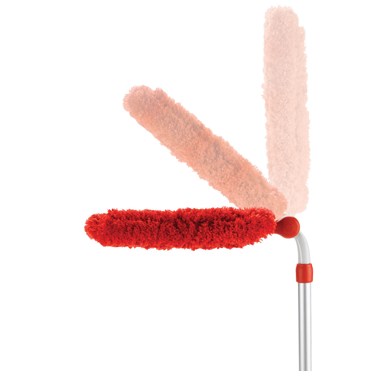 Oxo Mikrofiber-dammborste med teleskopstång Svart