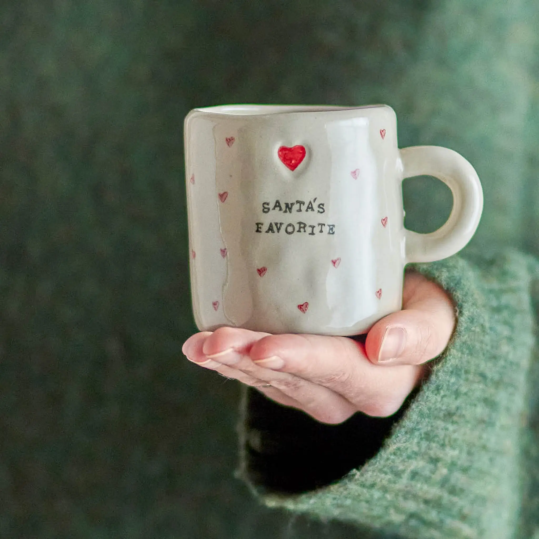 Bloomingville Christy mugg 25 cl Santa's Favorite