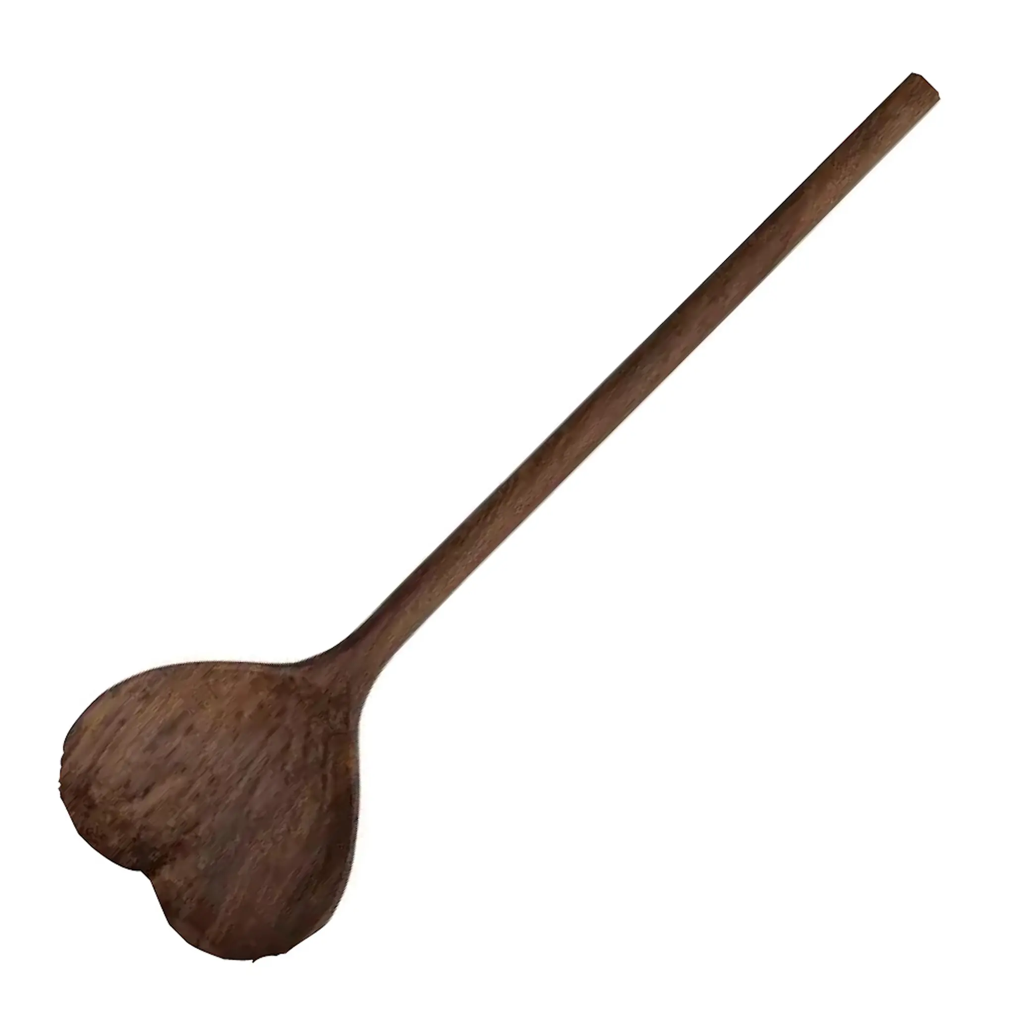 Sögne Home Melker serveringssked hjärta 30 cm mörkt trä