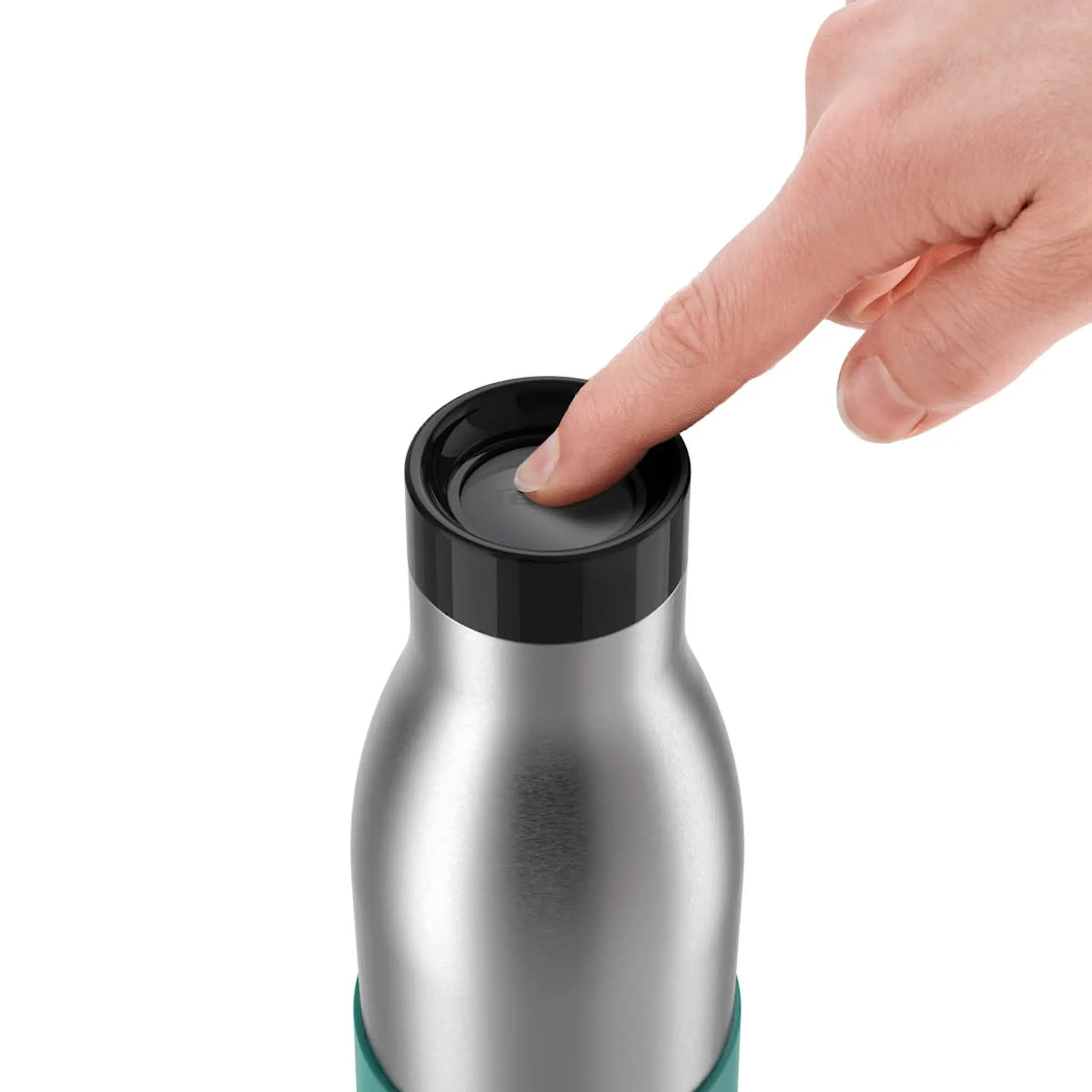 Tefal Bludrop Sleeve Dricksflaska 50 cl Grön/Silver