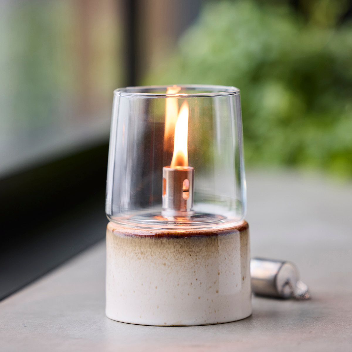 Bitz Gastro Oljelampa 14 cm Gräddvit