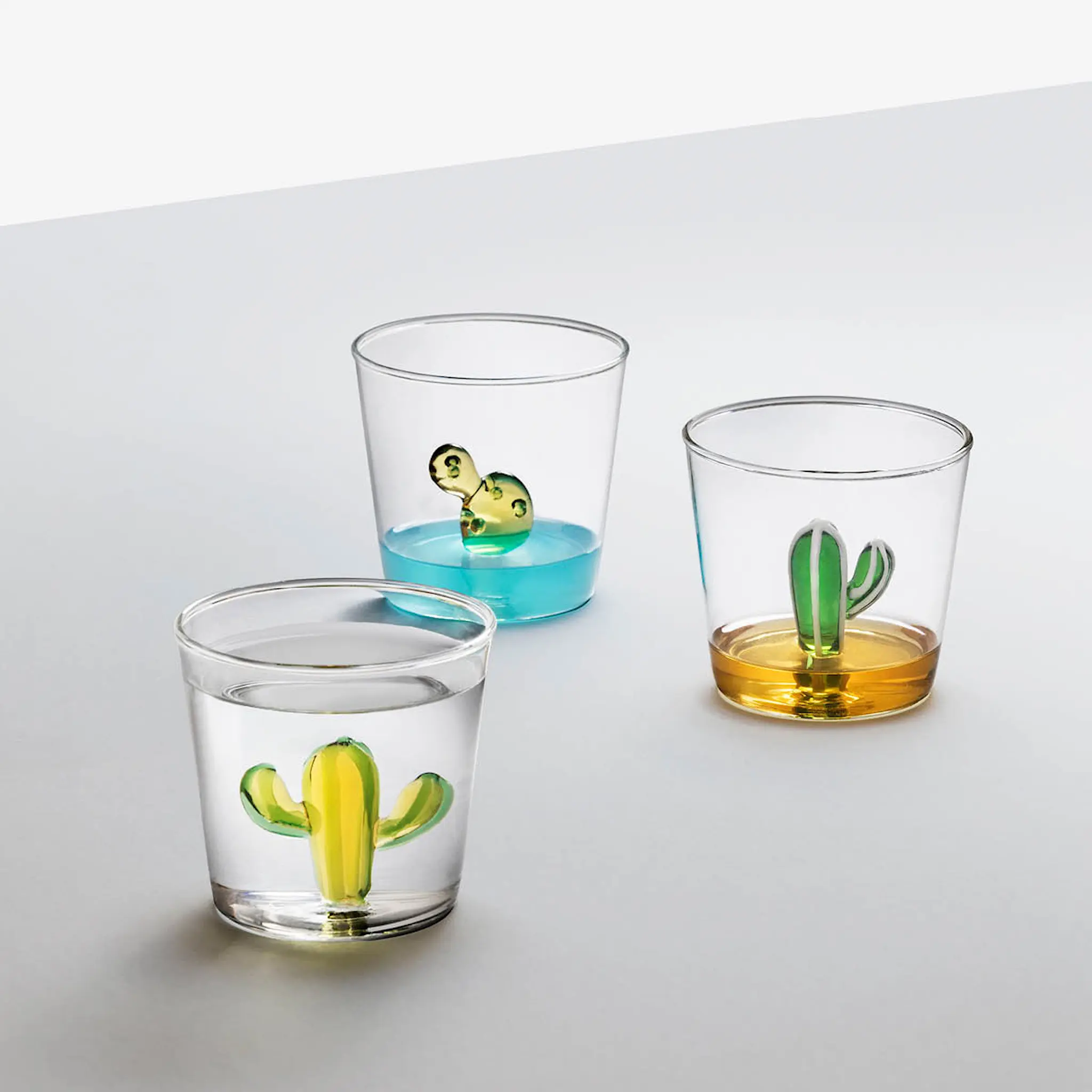 Ichendorf Milano Desert Plants vesilasi 30 cl kaktus vihreä/meripihka